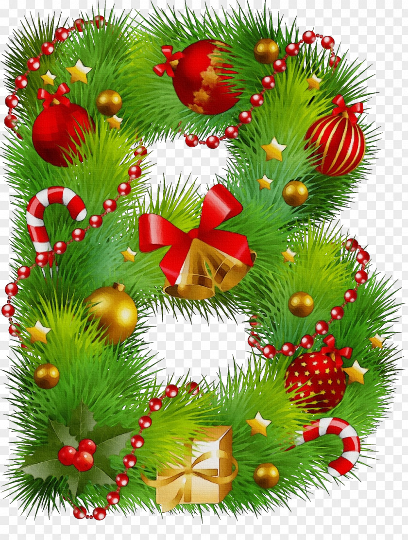 Pine Christmas Decoration PNG