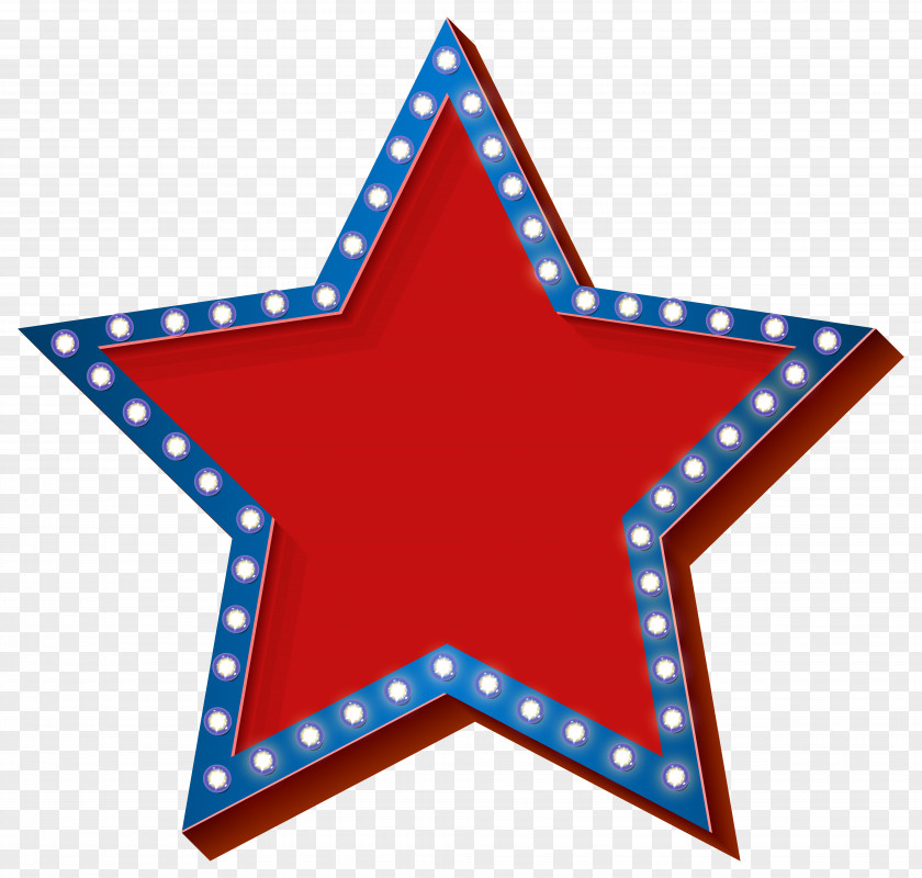 Star With Lights Transparent Clip Art Image Light PNG