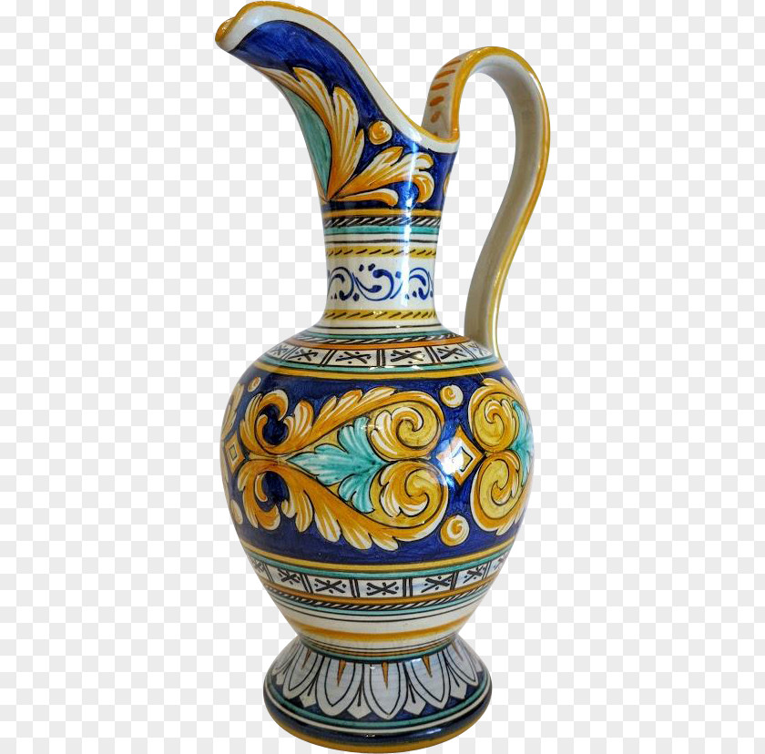 Vase Ceramic Pottery Jug Cobalt Blue PNG
