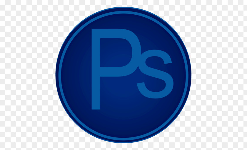 Adobe Ps Electric Blue Symbol Trademark PNG