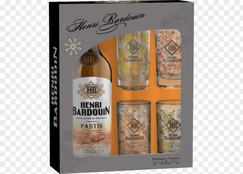 Bottle Liqueur Pastis Henri Bardouin Distilled Beverage Whiskey PNG
