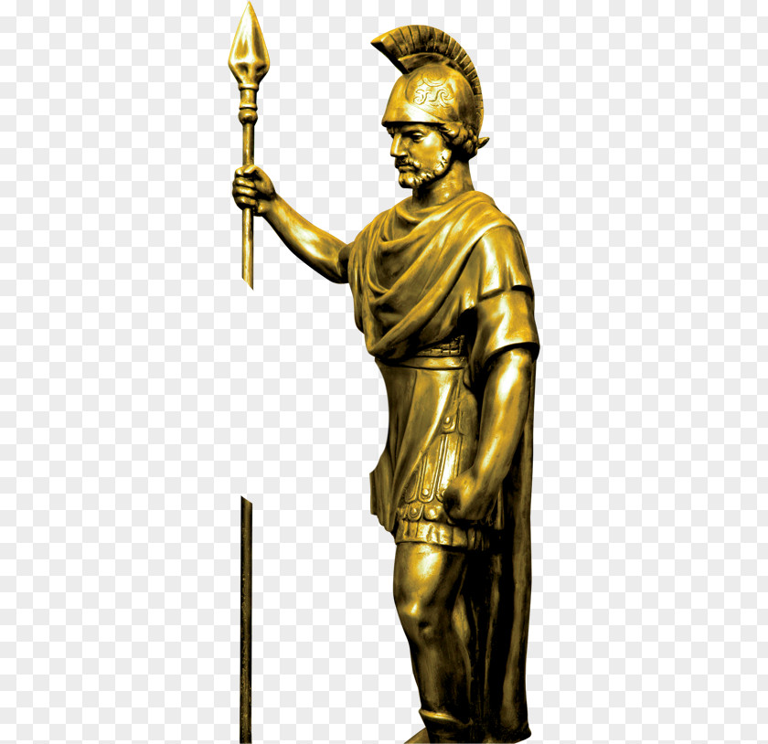 Bronze Figures Of Soldiers Ancient Rome Statue Sculpture Bushi PNG