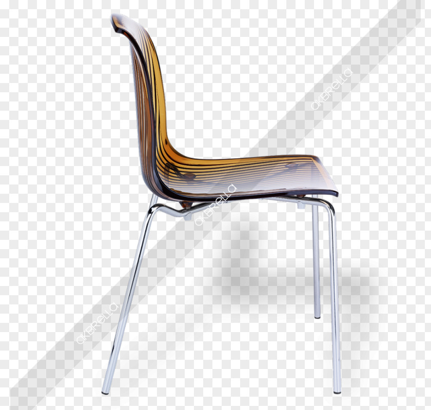 Chair Plastic Chrome Steel Armrest PNG