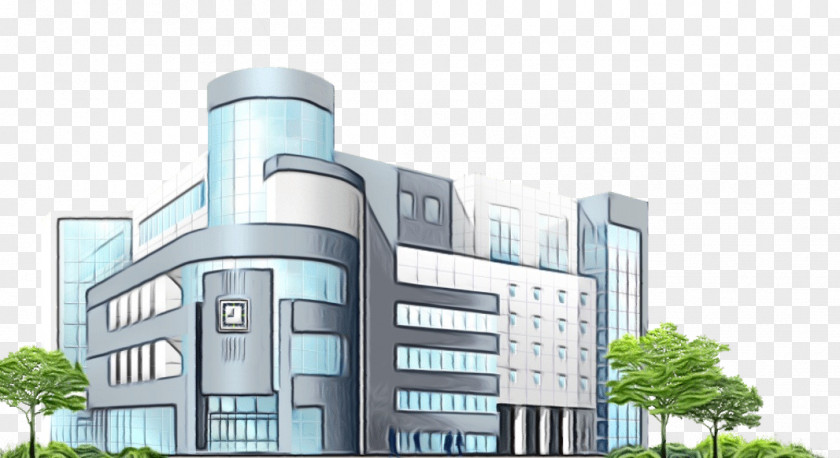 Corporate Headquarters City Real Estate Background PNG