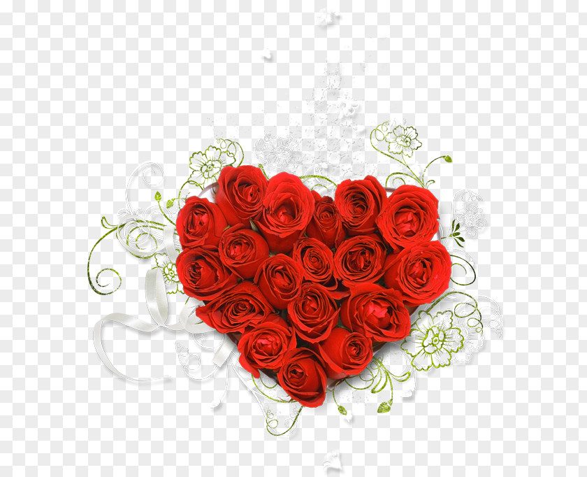 HEART FLOWER Rose Heart Flower Bouquet Clip Art PNG