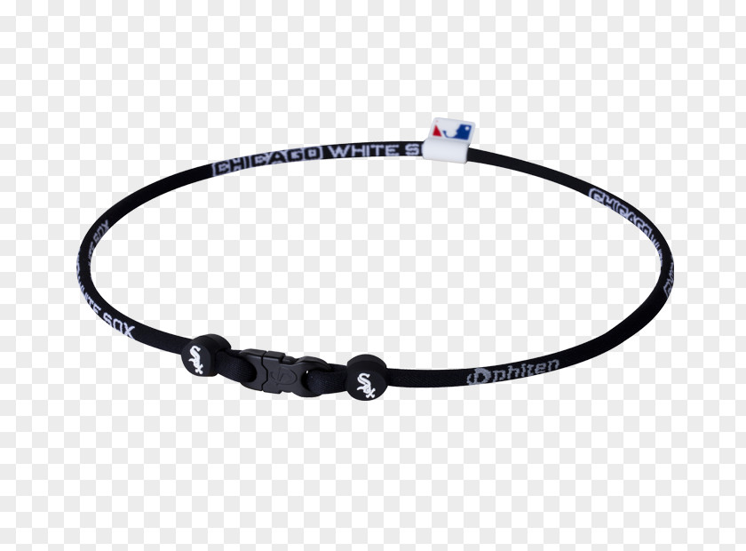 Necklace Bracelet Braided Black Leather Jewellery Phiten RAKUWA GS S-Pro PNG