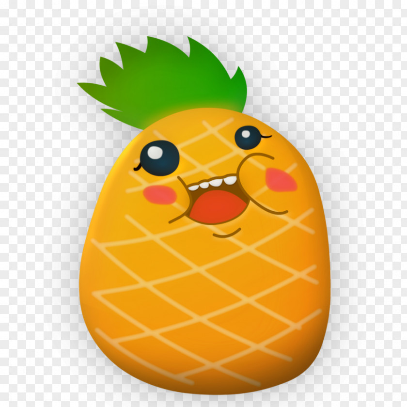 Pineapple Fruit Mandarin Orange Cartoon PNG