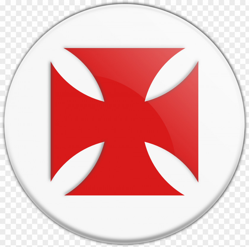 Red Cross On Crusades Middle Ages Symbol Knights Templar PNG