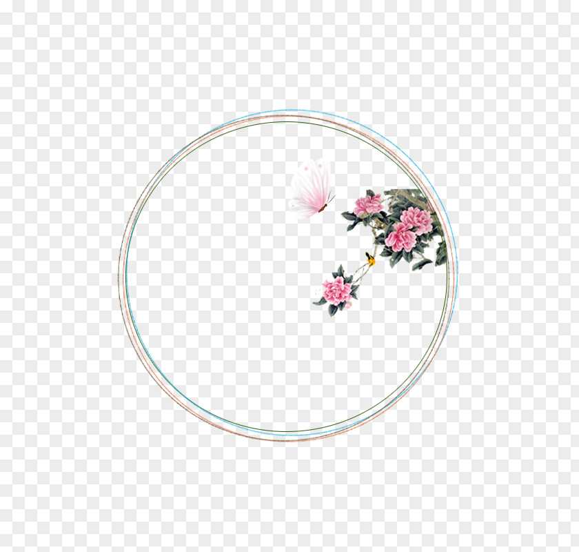 Simple Circle Of Ancient Flowers Flower Gratis Computer File PNG