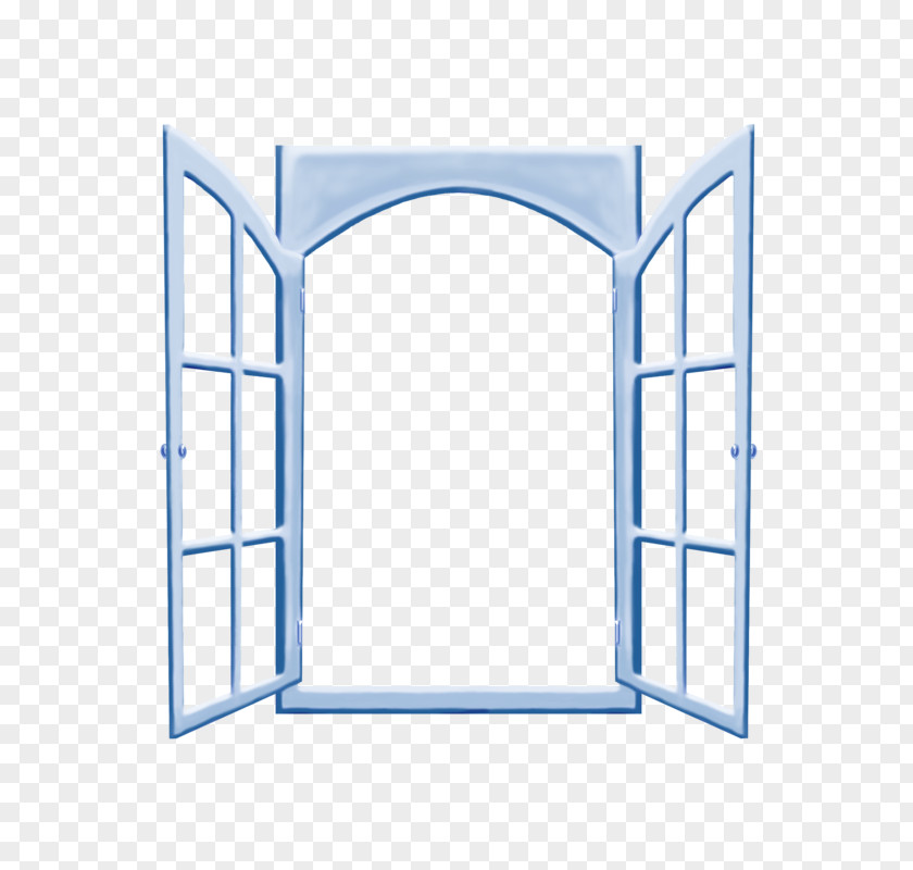 Blue Glass Windows Open Microsoft Icon PNG