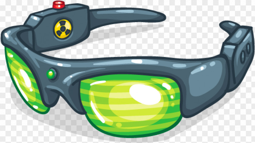 Plastic Transparent Material Sunglasses Cartoon PNG