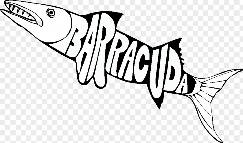 Shark Great Barracuda Plymouth Coloring Book Clip Art PNG