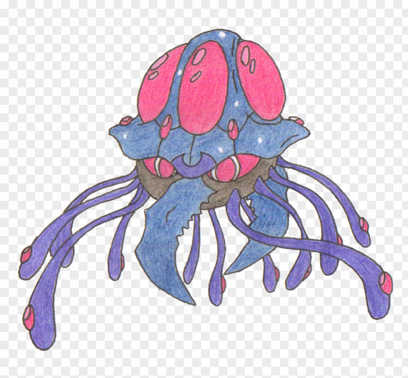 Tentacruel Decapoda Legendary Creature Clip Art PNG