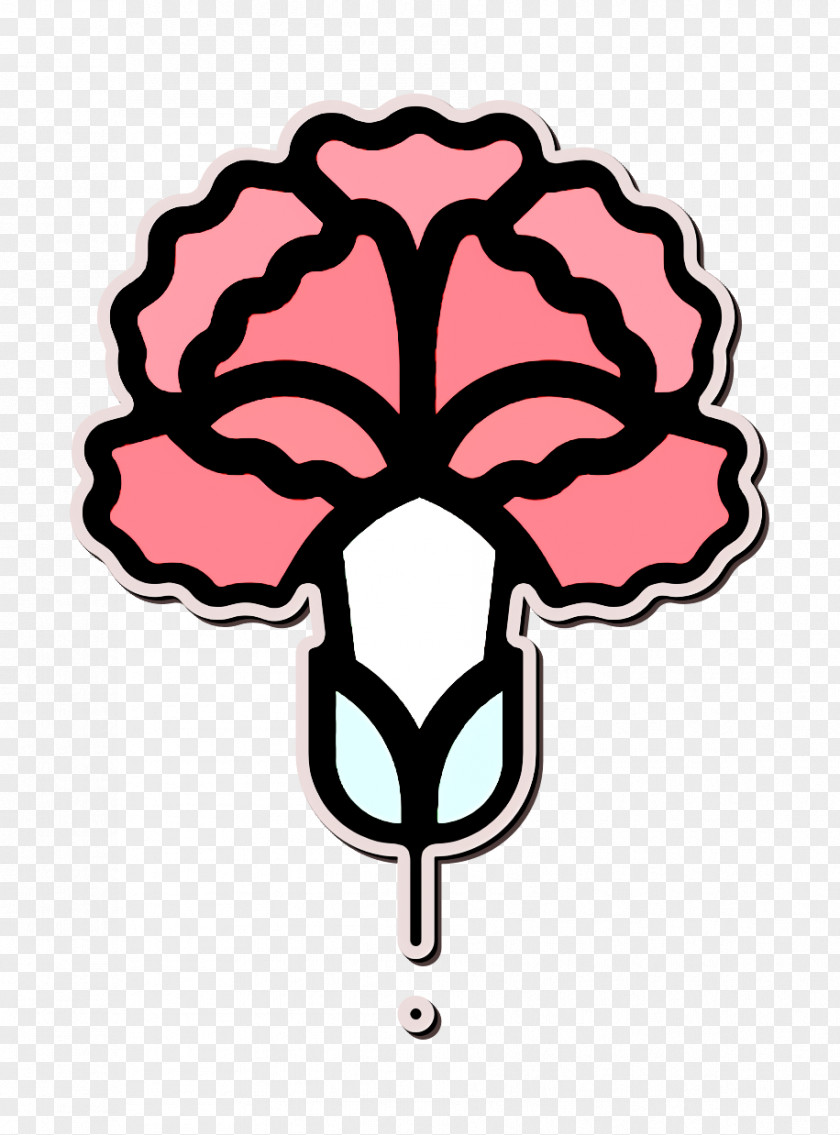 Flower Icon Carnation Flowers PNG