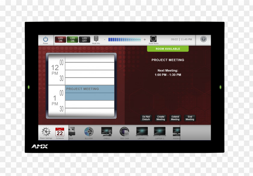 Audio-visual AMX LLC Touchscreen Laptop Computer Monitors Display Device PNG