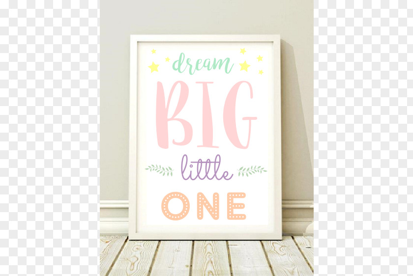 Dream Poster Nursery Child House Room PNG