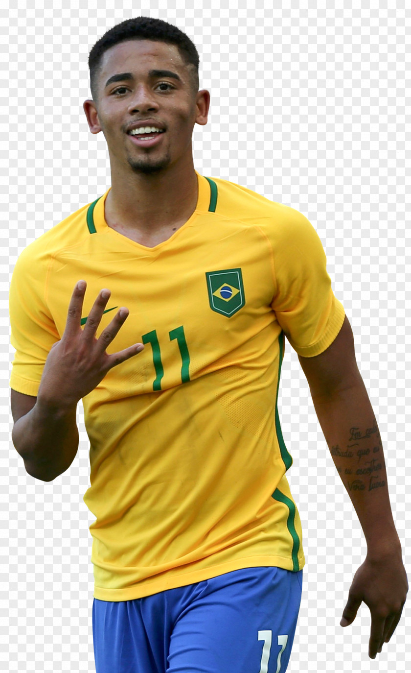 Gabriel Jesus Brazil National Football Team 2018 FIFA World Cup Manchester City F.C. PNG