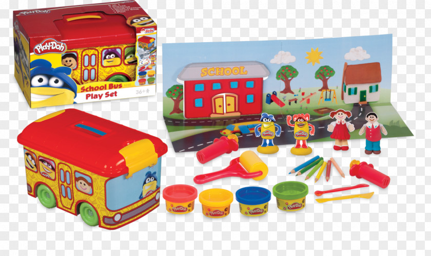 Toy Play-Doh Bus Plasticine Game PNG