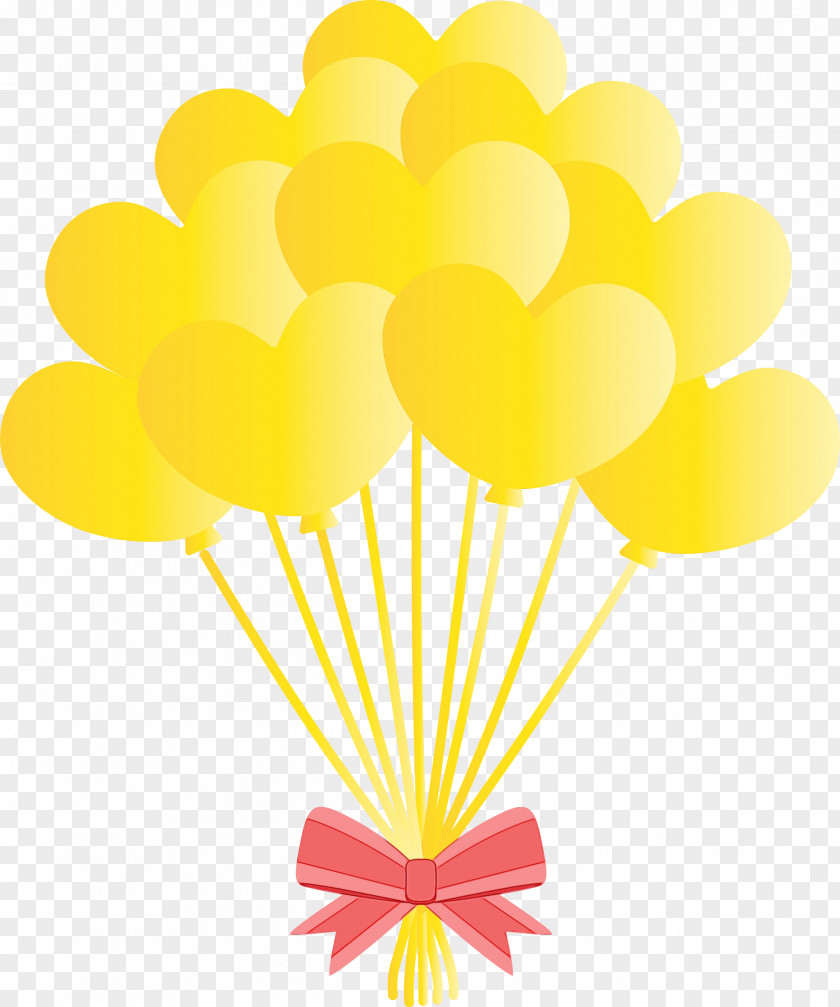 Yellow Balloon PNG