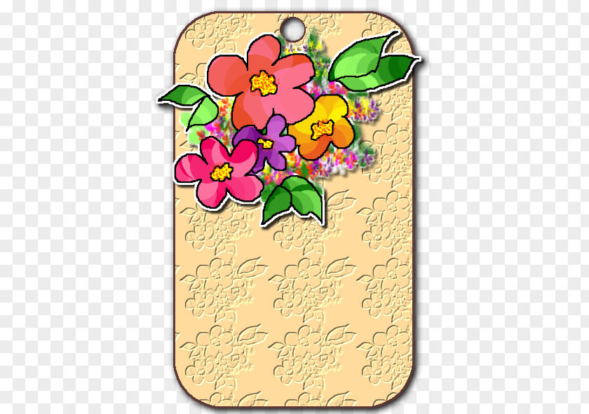 Paper Floral Design Blog Label Placard PNG