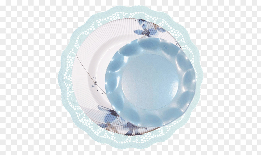 Plate Sky Blue PNG