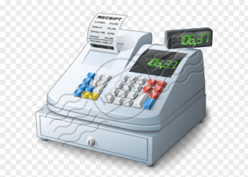 Business Cash Register Money Cheque Clip Art PNG