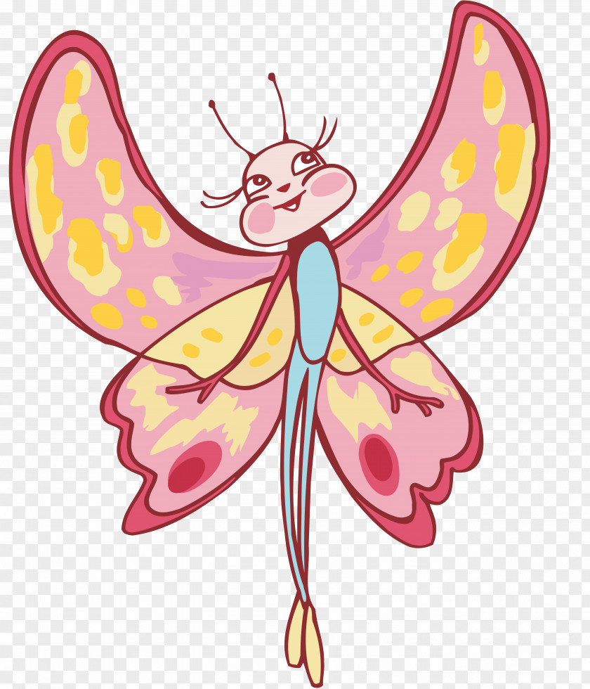 Cartoon Butterfly Little Fly So Sprightly Drawing Photography Clip Art PNG