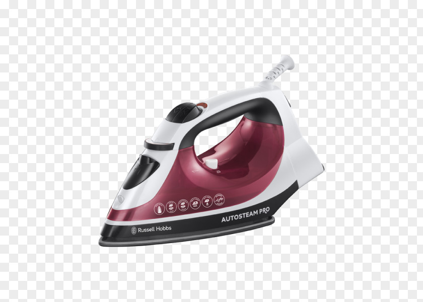 Russell Hobbs Clothes Iron Home Appliance Ironing Steam PNG