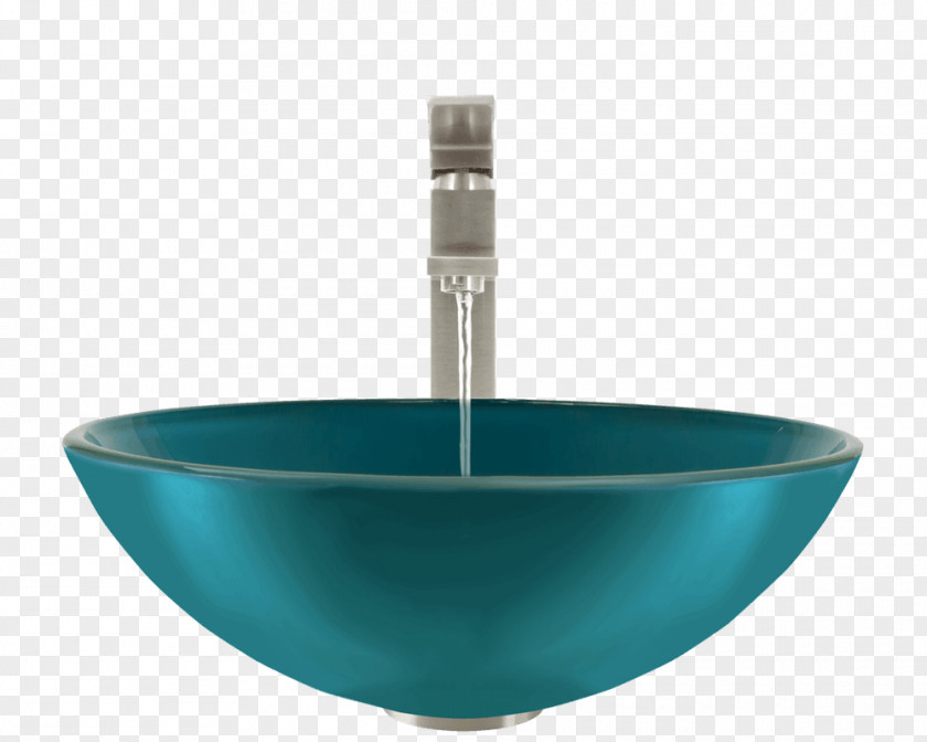 Bamboo Bowl Glass Tap Sink Drain PNG