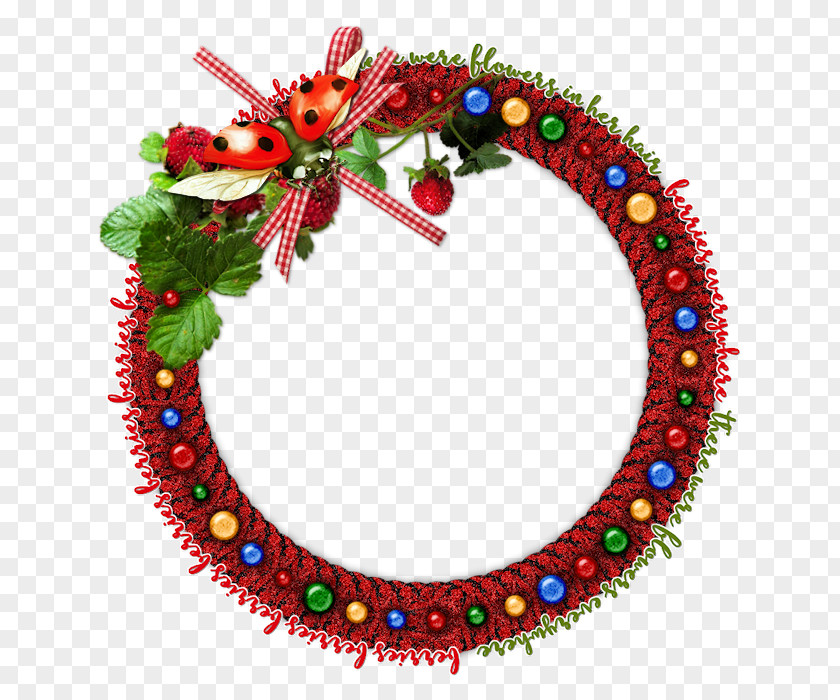 Christmas Ornament Wreath PNG