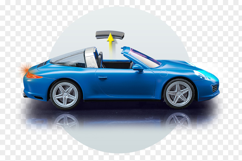 Porsche 911 Targa 4S Sports Car Playmobil PNG