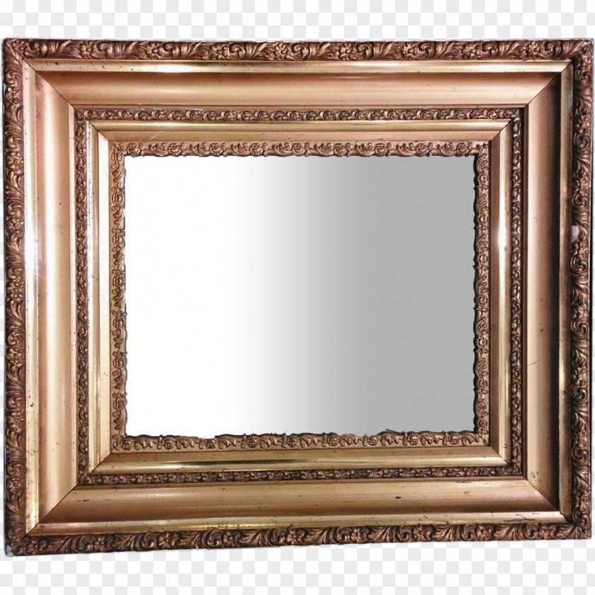 Wood Picture Frames Stain Rectangle Brown PNG
