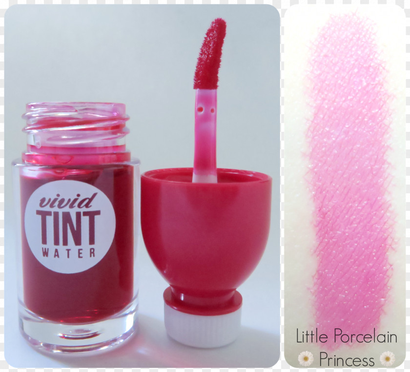 Beautiful Pink Water Stains Lip Gloss Stain Tints And Shades Balm PNG