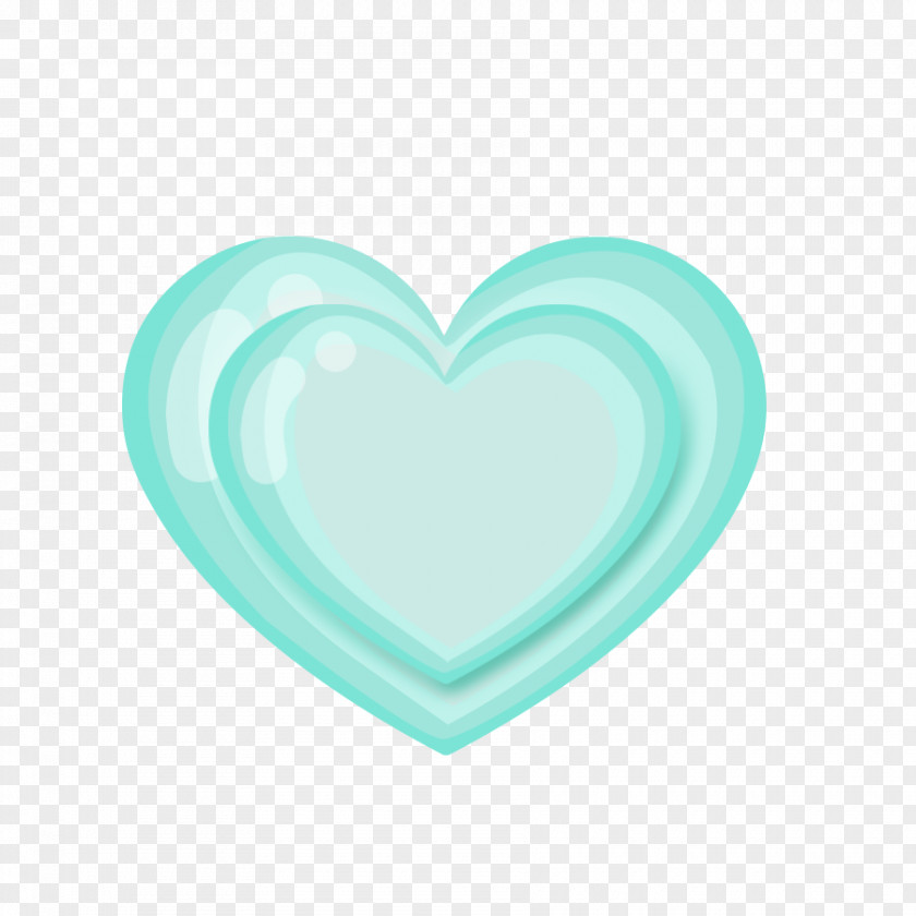 Blue Heart Turquoise Wallpaper PNG