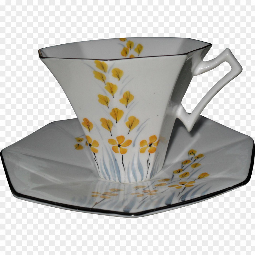 Saucer Coffee Cup Porcelain Tableware PNG
