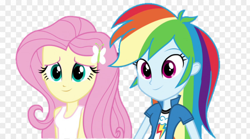 Shy Kiss Rainbow Dash Pinkie Pie Fluttershy Rarity Applejack PNG