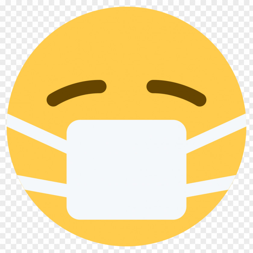 Crying Emoji Surgical Mask Surgery Health Care PNG