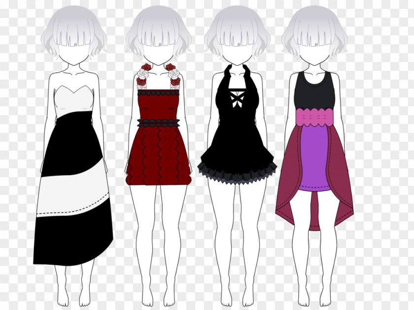 Dress Clothing Kisekae Set System Export Fashion PNG