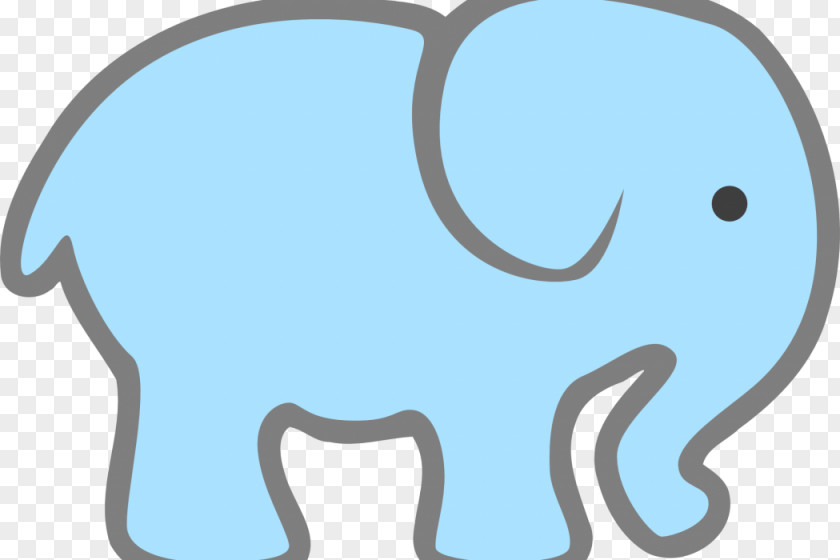 Elephant Motif Clip Art PNG