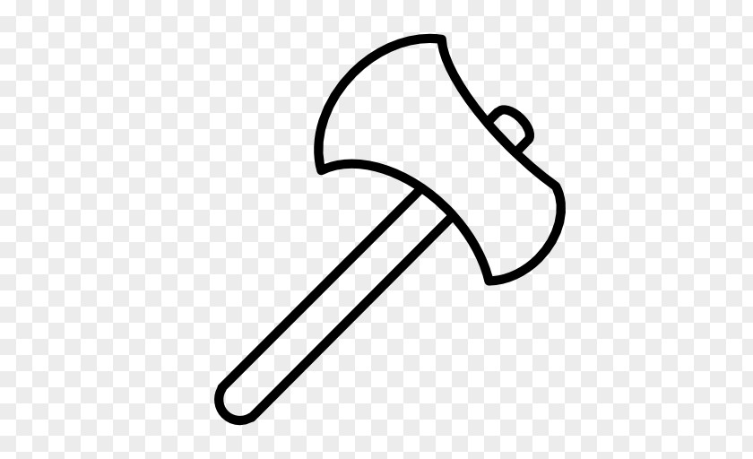 Line Art Pickaxe Axe PNG