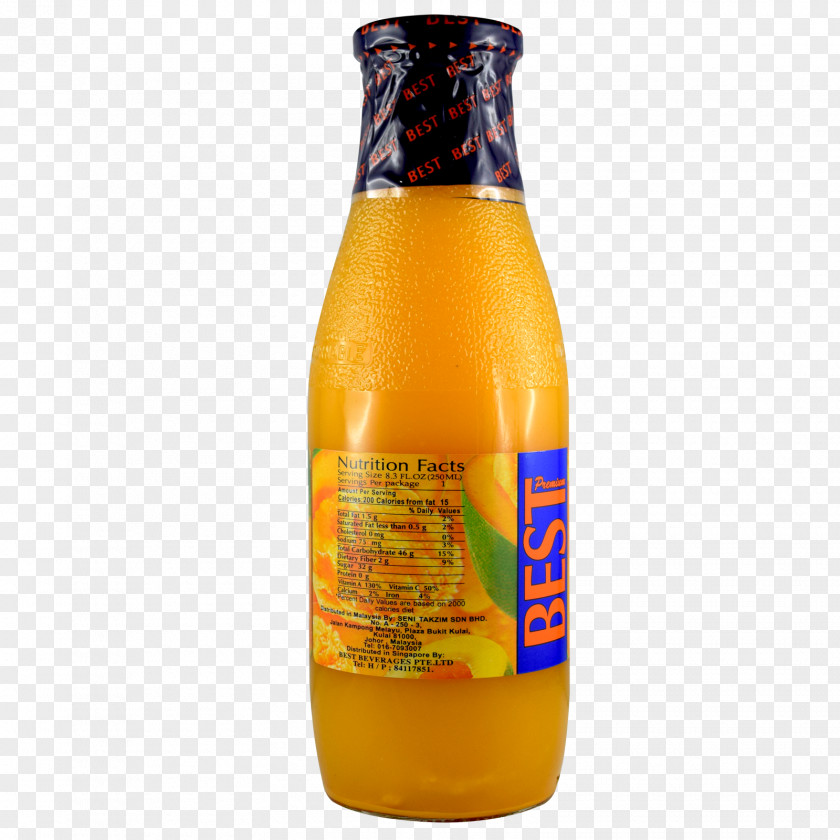 Mango Juice Orange Drink Soft Condiment PNG