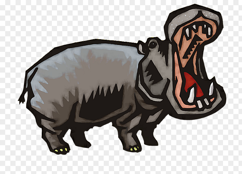 Pig Hippopotamus Clip Art PNG