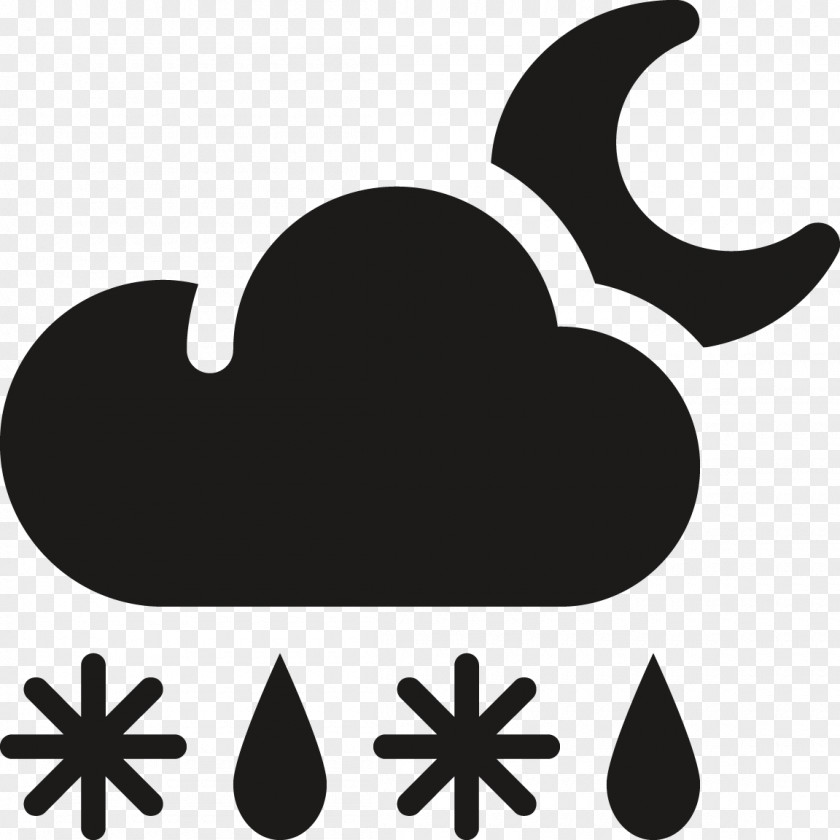 Weather Snowflake Cloud PNG