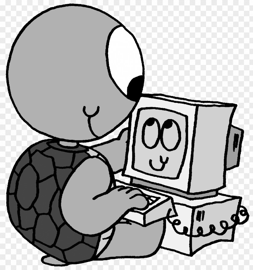 Computer Page Black And White Clip Art Image PNG