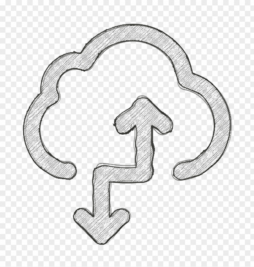 Creative Outlines Icon Cloud Computing Transfer PNG