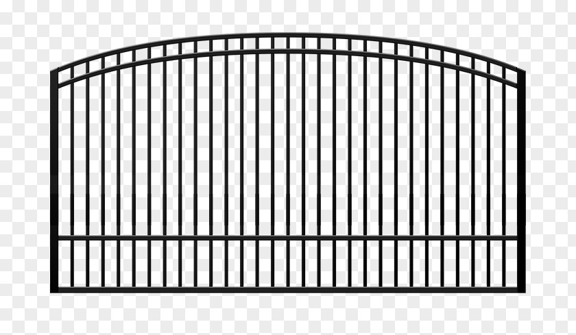 Iron Gate Wrought Design Window Fence PNG