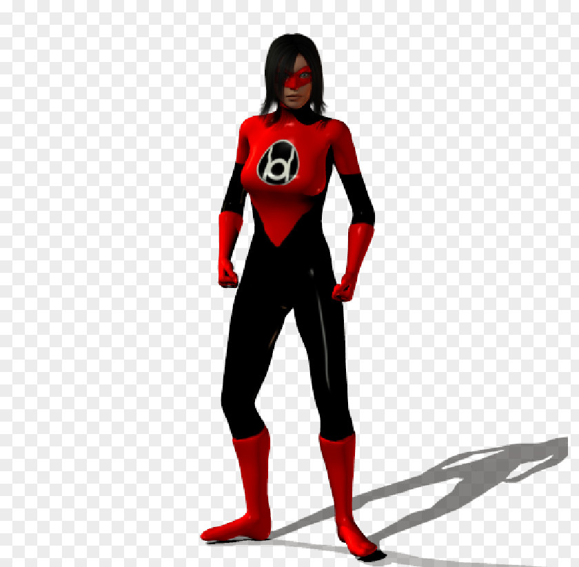 Superhero Spandex Costume PNG