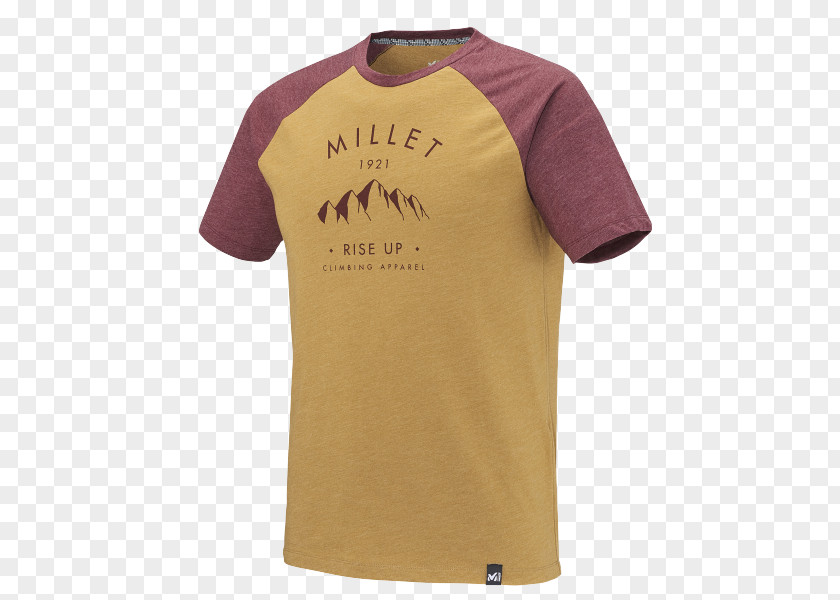 T-shirt Rise Up Climbing Millet PNG