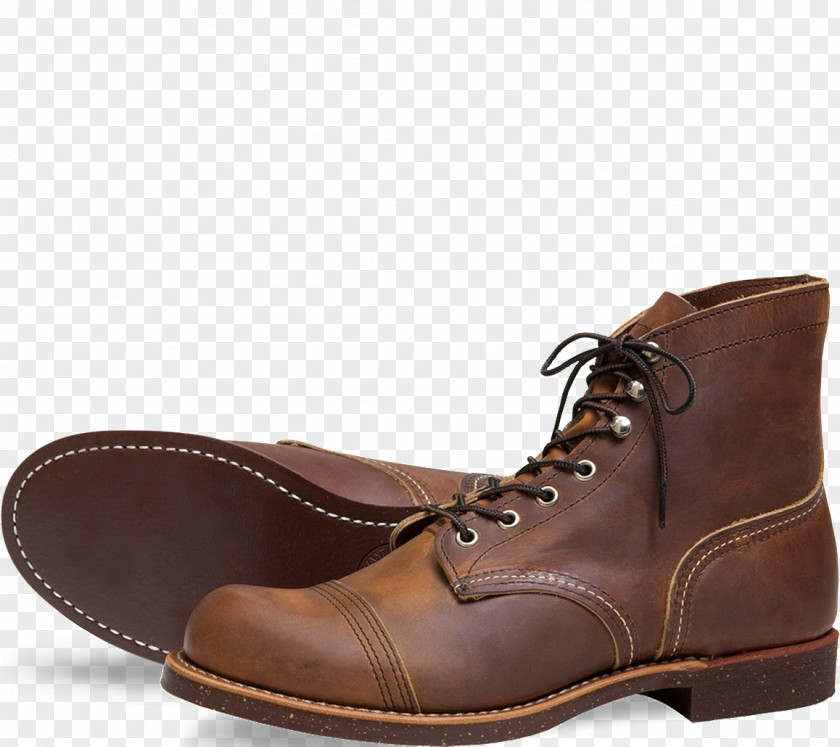 Boot Red Wing Shoes Clothing Leather PNG