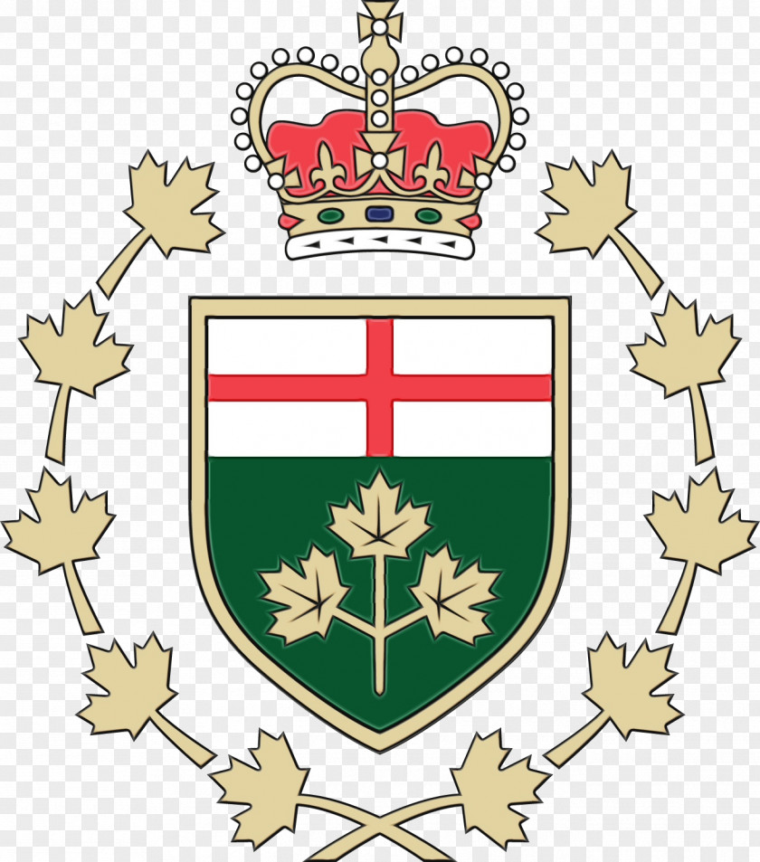 Coat Of Arms Ontario Flag Canada Symbols PNG